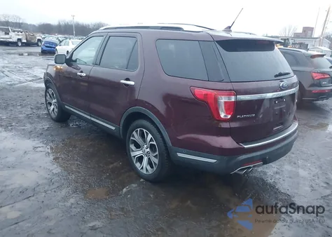 2018 Ford Explorer Platinum из США, поврежденный, VIN 1FM5K8HT0JGC30607